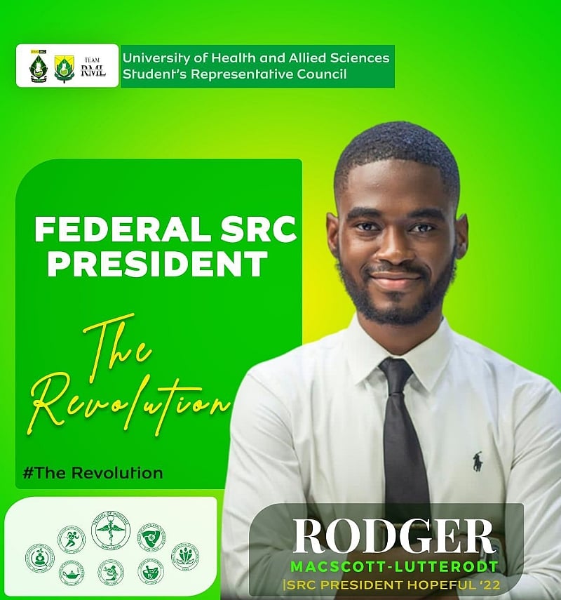 Rodger Brightly UHAS SRC elections: Rodger MacScott-Lutterodt and Bright Boakye Atta ...