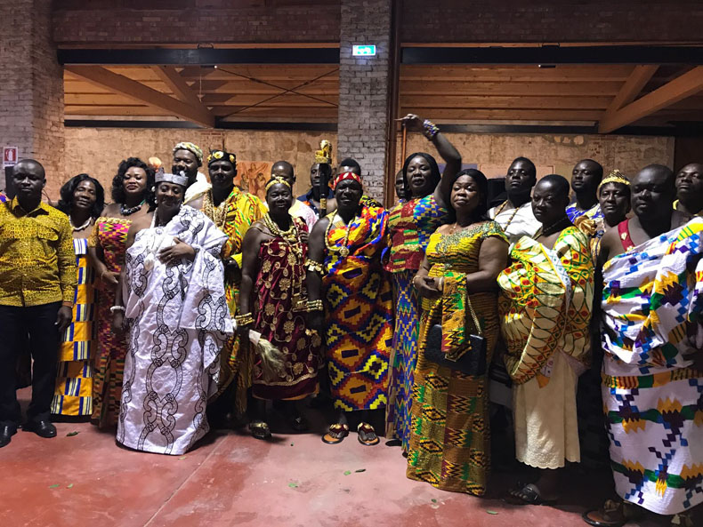 Chiefs And Queenmothers Of Nzemaland Storm Italy For Kundum Festival
