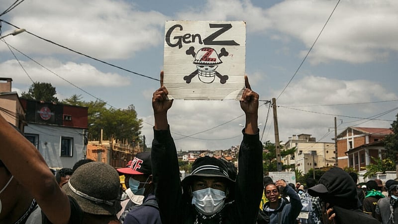 Madagascar’s president dismisses cabinet as protests over bla