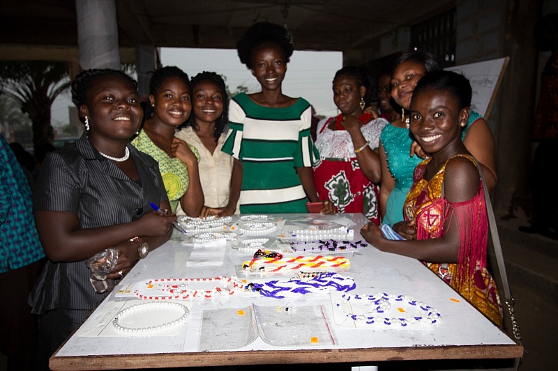 NGO Empowers Young Girls Through Beads Making