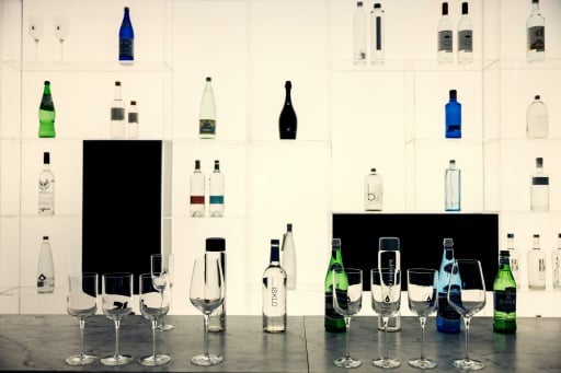 Water gets the wine treatment in South African tastings