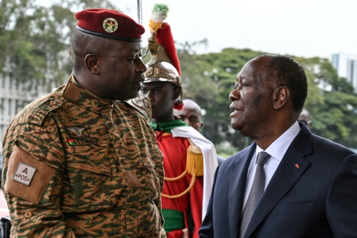 Burkina junta chief stands by handover pledge in key trip