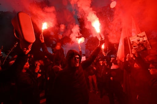 Tunisians protest against political, economic conditions