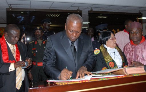 Ghana president dies after illness, successor sworn in