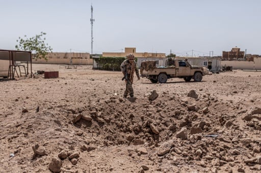 Mali army airstrikes target rebel-held northern town