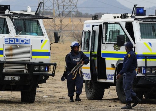 Marikana families picket South African government