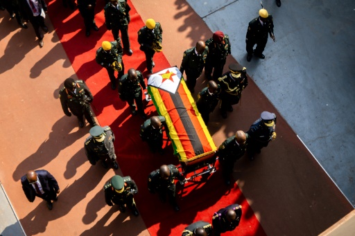 Mugabe's body heads for wake in home village