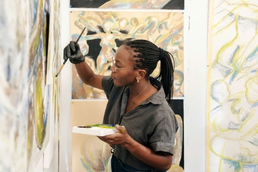 Gabonese artist Naila Opiangah's quest to redefine black representation