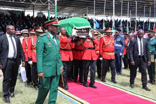 Tanzanian police say 45 died in stampede at Magufuli tribute