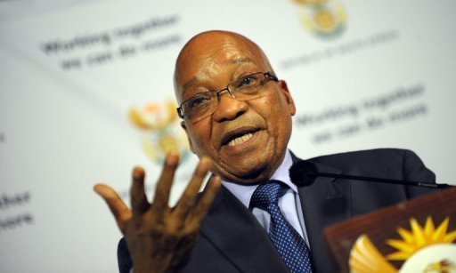 Zuma urges stability in troubled SA mining sector