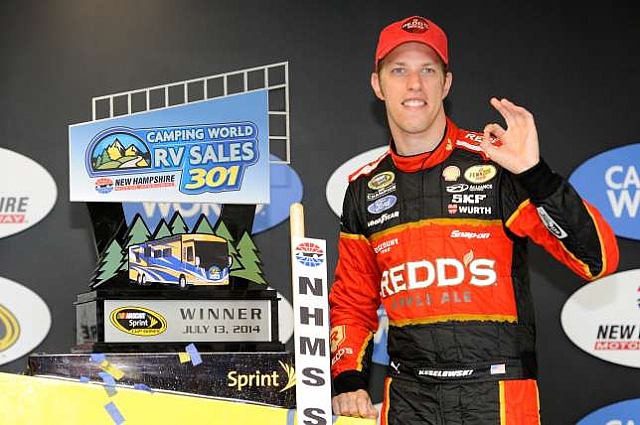 Brad Keselowski Wins In New Hampshire