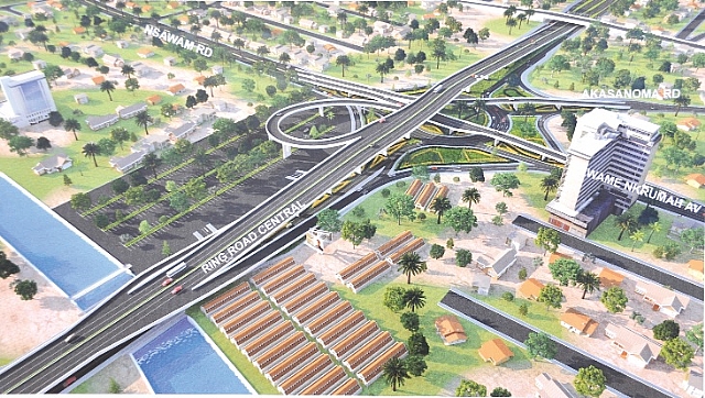 Kwame Nkrumah reborn as Urban Roads delivers interchange