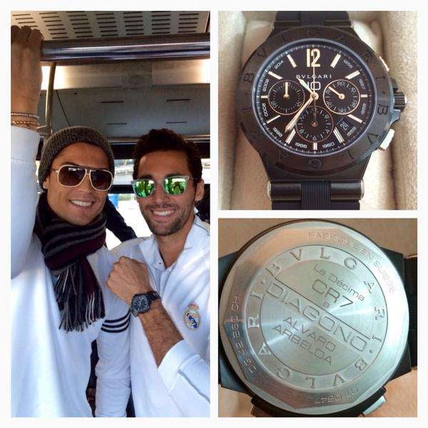 Cristiano ronaldo store bvlgari watch