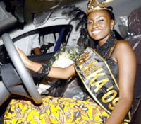 Gezelle Addai crowned Miss Malaika 2009