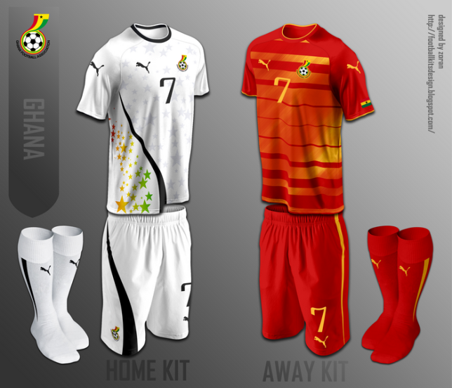 puma new kits for ghana