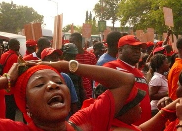 demonstration stages youth against newmont