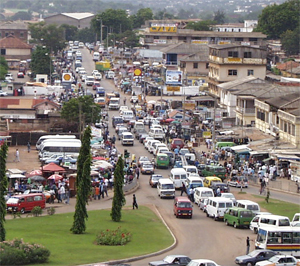 Accra chokes on traffic