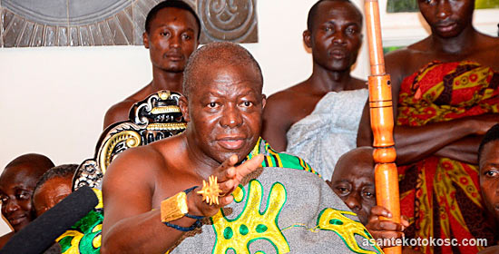 Asantehene Otumfuo Osei Tutu II Visits Kotoko Players At Baba Yara Stadium