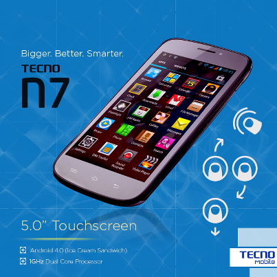 TECHNO Unveils Super Android N7 Smart Phone