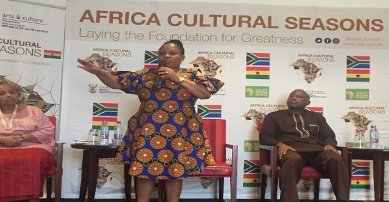 South Africa's Deputy Minister for Arts and Culture, Maggie Makhotso Sotyu