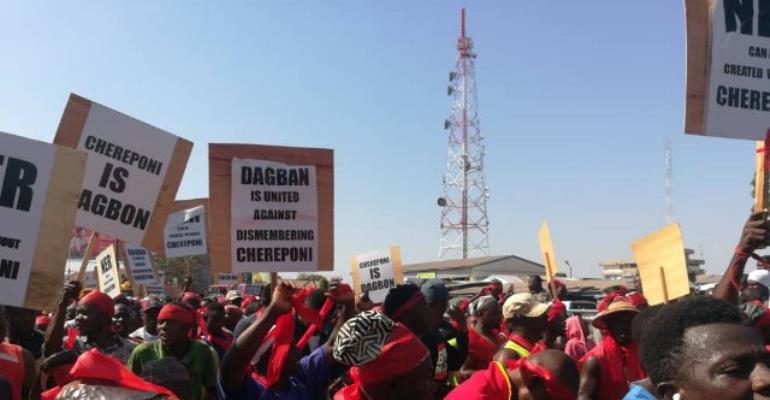 Dagbon Youth Protest Against New Region