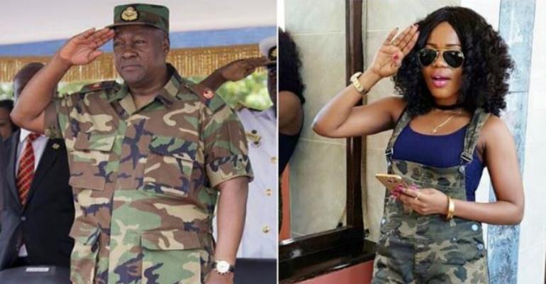 Mzbel Celebrates Ex-Prez Mahama As He Turns 60 Today