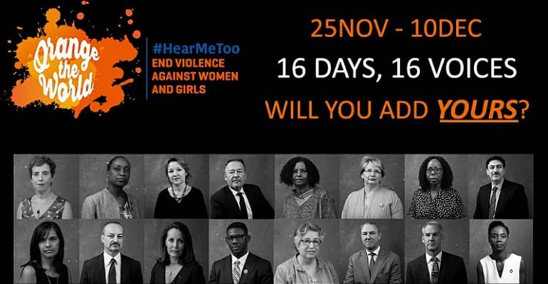 16 Heads Of UN Agencies and Diplomatic Missions Embark On Social Media Campaign Calling For An End To Gender-Based Violence In Ghana