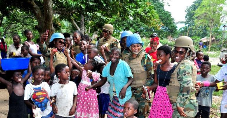 Ghana's Female Peacekeeping Officers Winning Trust of People in DR Congo