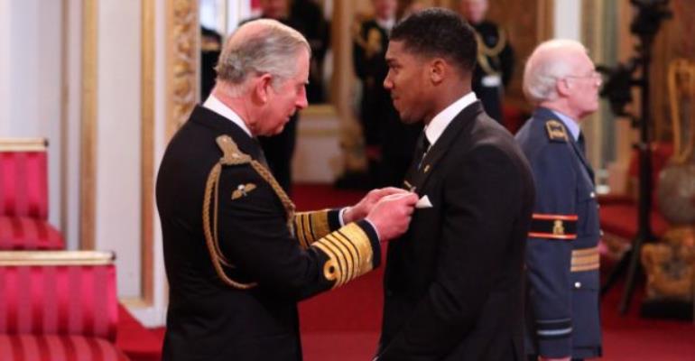 Boxing Star, Anthony Joshua Receives OBE
