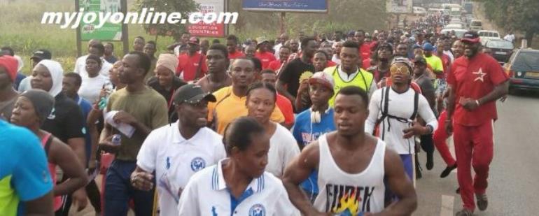 Photos:  Luv FM's 2018 Fitness Walk Held In Kumasi