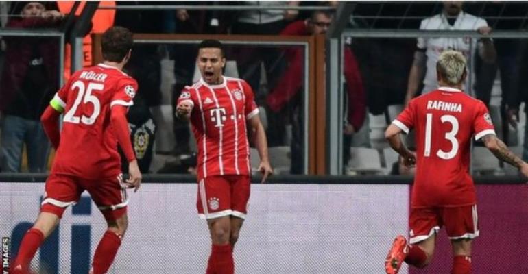 Bayern Thump Besiktas To Reach Champions League Last Eight