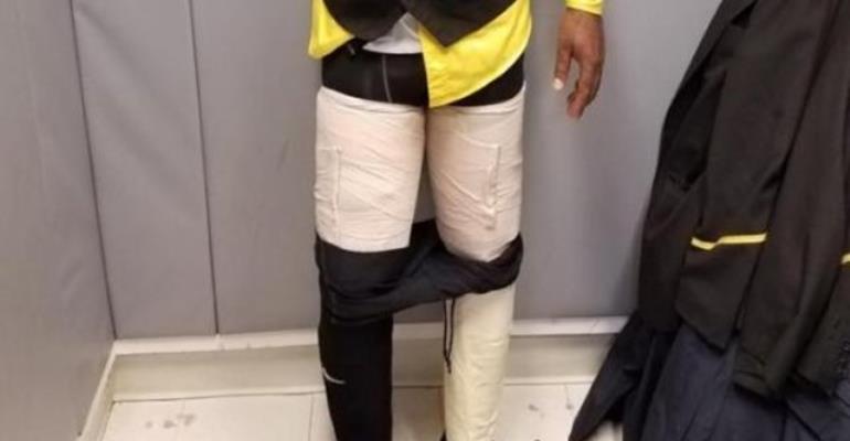 Airline crewman tried to sneak past customs with 9 pounds of cocaine Airline crewman tried to sneak past customs with 9 pounds of cocaine
