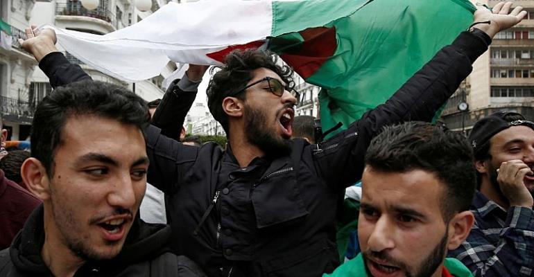 About 1mn protesters join Algiers rally against president About 1mn protesters join Algiers rally against president