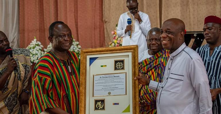 Dr. Thomas Mensah Honoured At Black Heritage Month