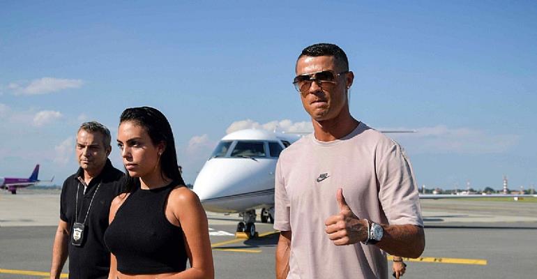 Cristiano Ronaldo Arrives In Turin For Juventus Medical