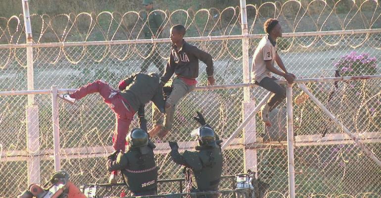 Over 600 African Migrants Violently Storm Into Spanish Exclave Region Of Ceuta