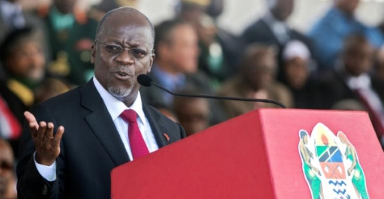 Tanzanian opposition figure held for denouncing president
