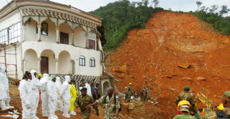 Sierra Leone mourns 100 children among dead in massive flooding