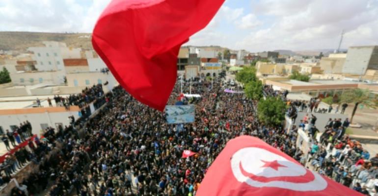General strike in Tunisia city over jobs