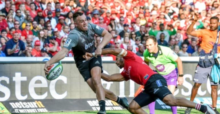 Crusaders beat 14-man Lions for eighth Super Rugby title