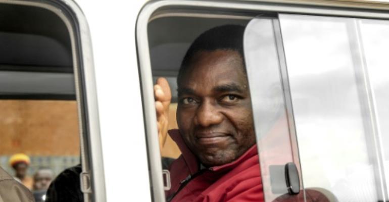 Zambia opposition leader says was attacked during arrest