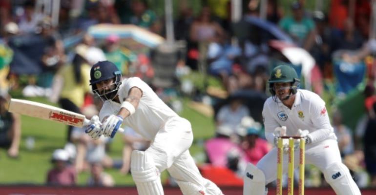 India recover after losing two quick wickets in second SA Test