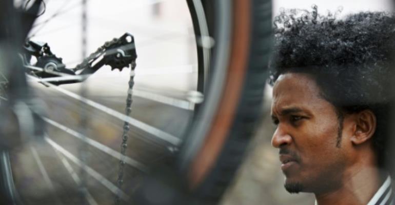 Eritreans pursue two-wheeled dreams in exile