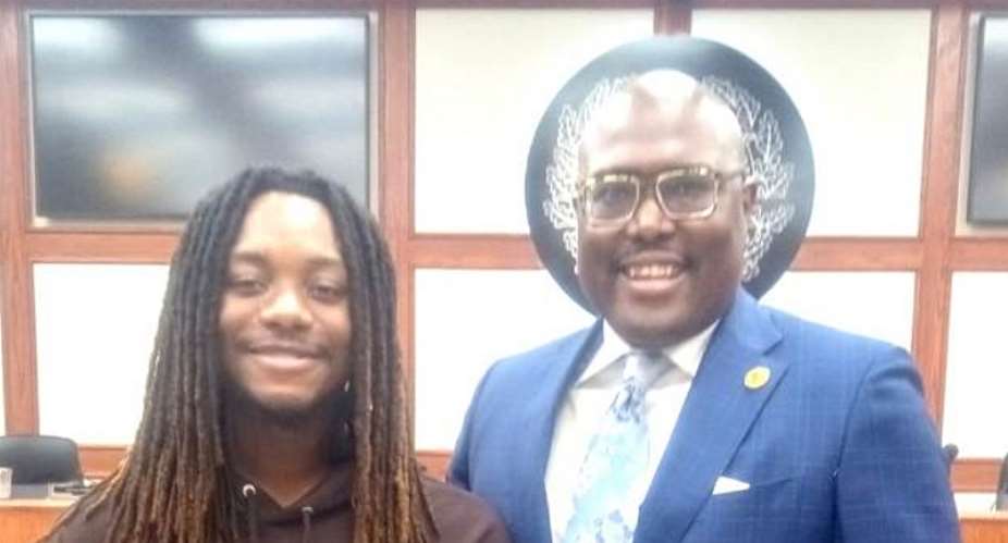 CoMarion McCoy and Little Rock Mayor Frank Scott