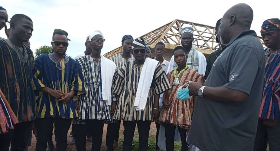 Tamale Technical University DASA visits royal project in Yendi
