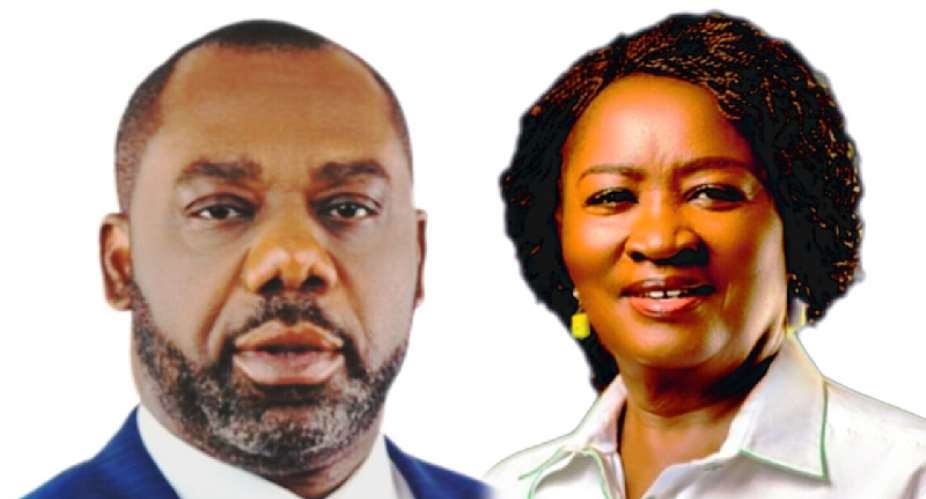 Dr. Mathew Opoku Prempeh and Prof. Naana Opoku-Agyemang