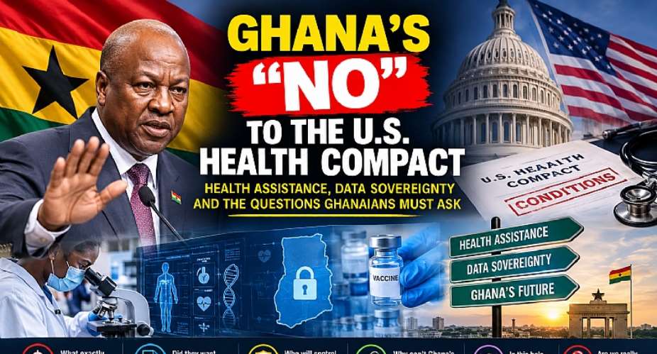 America may offer Ghana health assistance, but what does Ghana give in return? If sensitive health data, pathogen information and regulatory powers are part of the price, Ghanaians deserve answers. Is this genuine partnership, conditional assistance, or a sovereignty question we can no longer ignore?