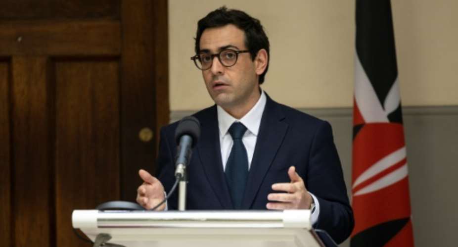 French top diplomat Stephane Sejourne began his first visit to Africa on Saturday in Kenya.  By SIMON MAINA (AFP/File)