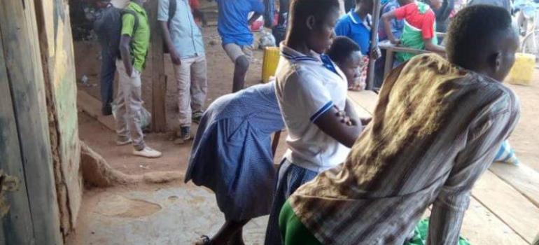 Some of the students