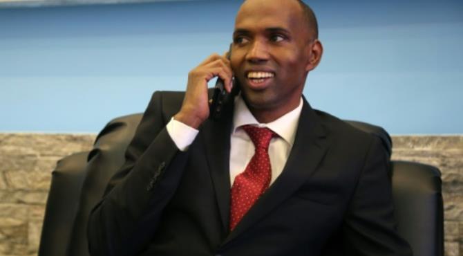 Somali a's newly appointed premier Hassan Ali Kheyre holds dual Norwegian and Somali citizenship. By (AFP)